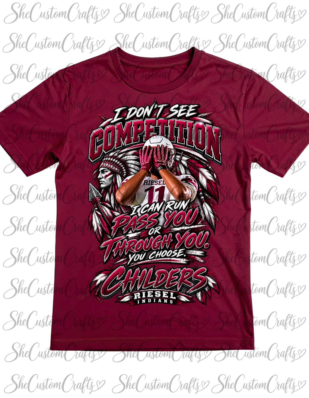 Custom Sports Shirts & Game Day Tees | Personalized Team Shirts | SheCustomCrafts
