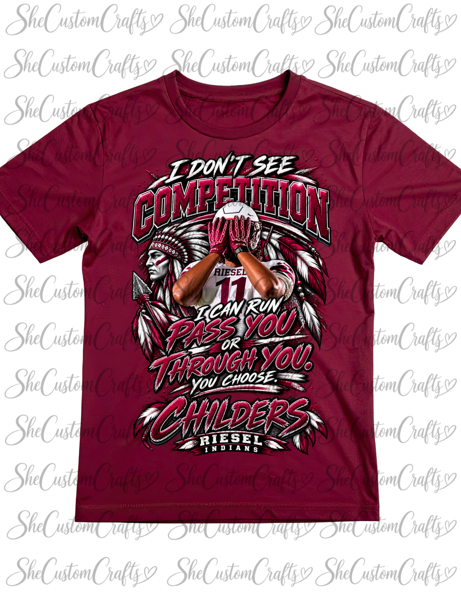 Custom Sports Shirts & Game Day Tees | Personalized Team Shirts | SheCustomCrafts