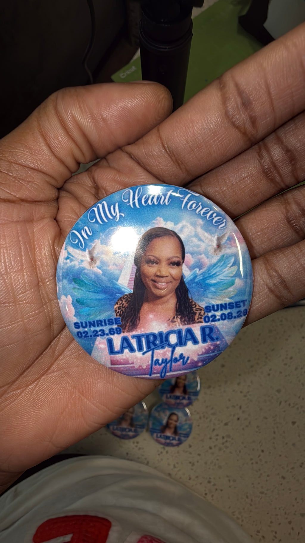 Memorial Button