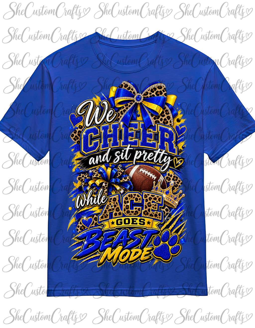 Custom Sports Shirts & Game Day Tees | Personalized Team Shirts | SheCustomCrafts
