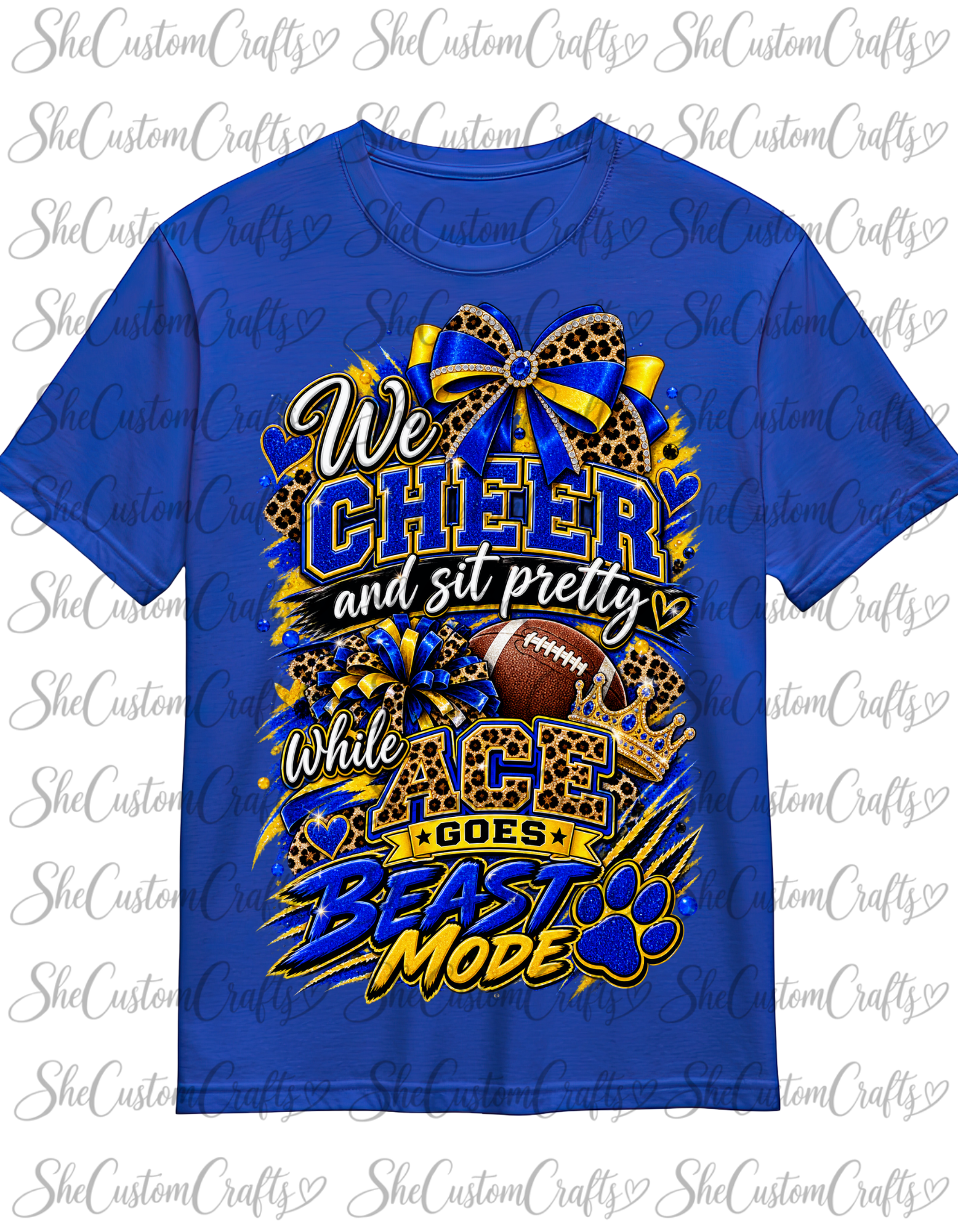 Custom Sports Shirts & Game Day Tees | Personalized Team Shirts | SheCustomCrafts