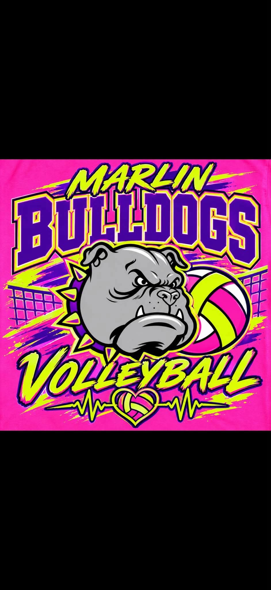 Pink/black game day shirts
