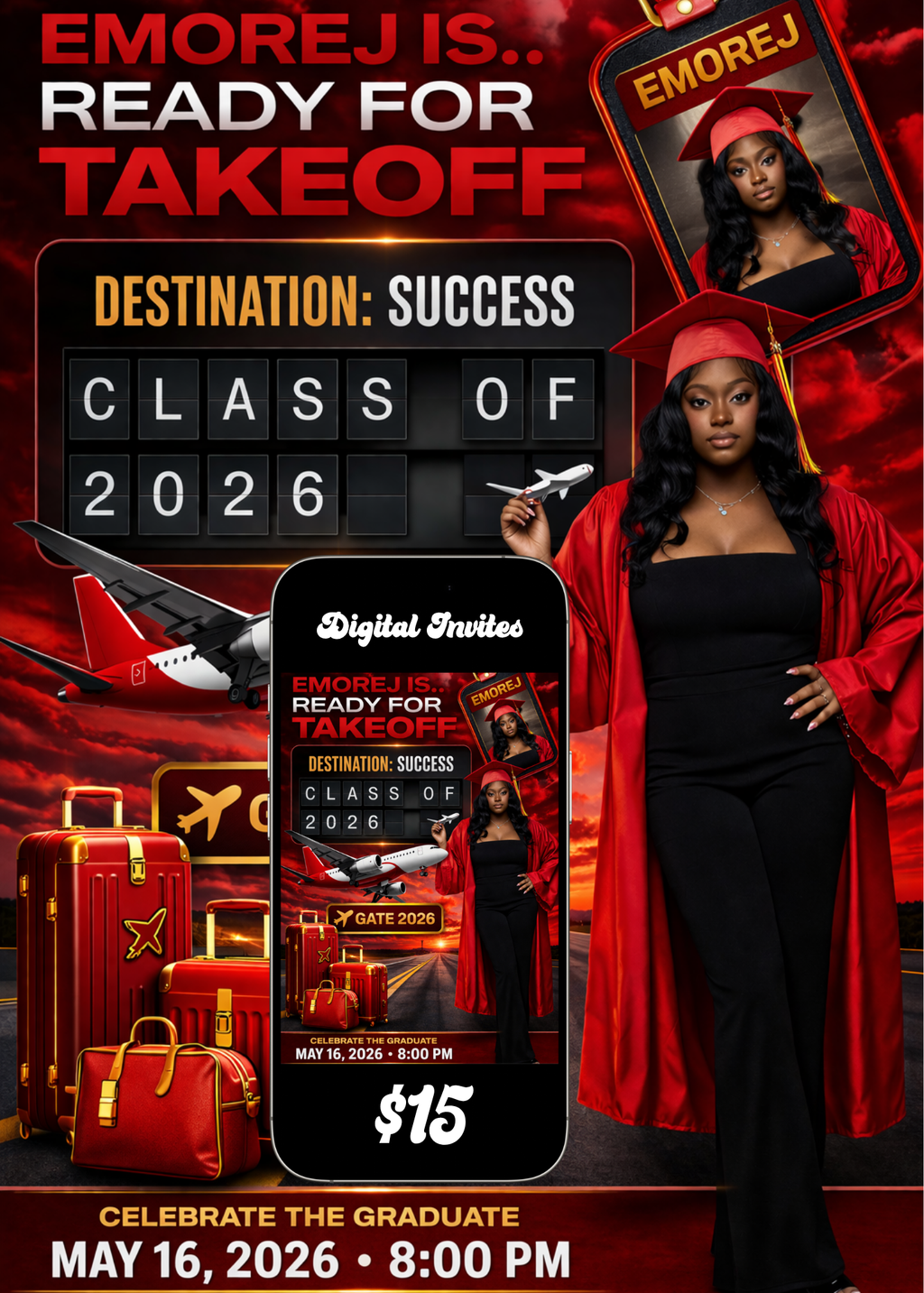 Custom Digital Invitations – Any Theme, Fully Personalized