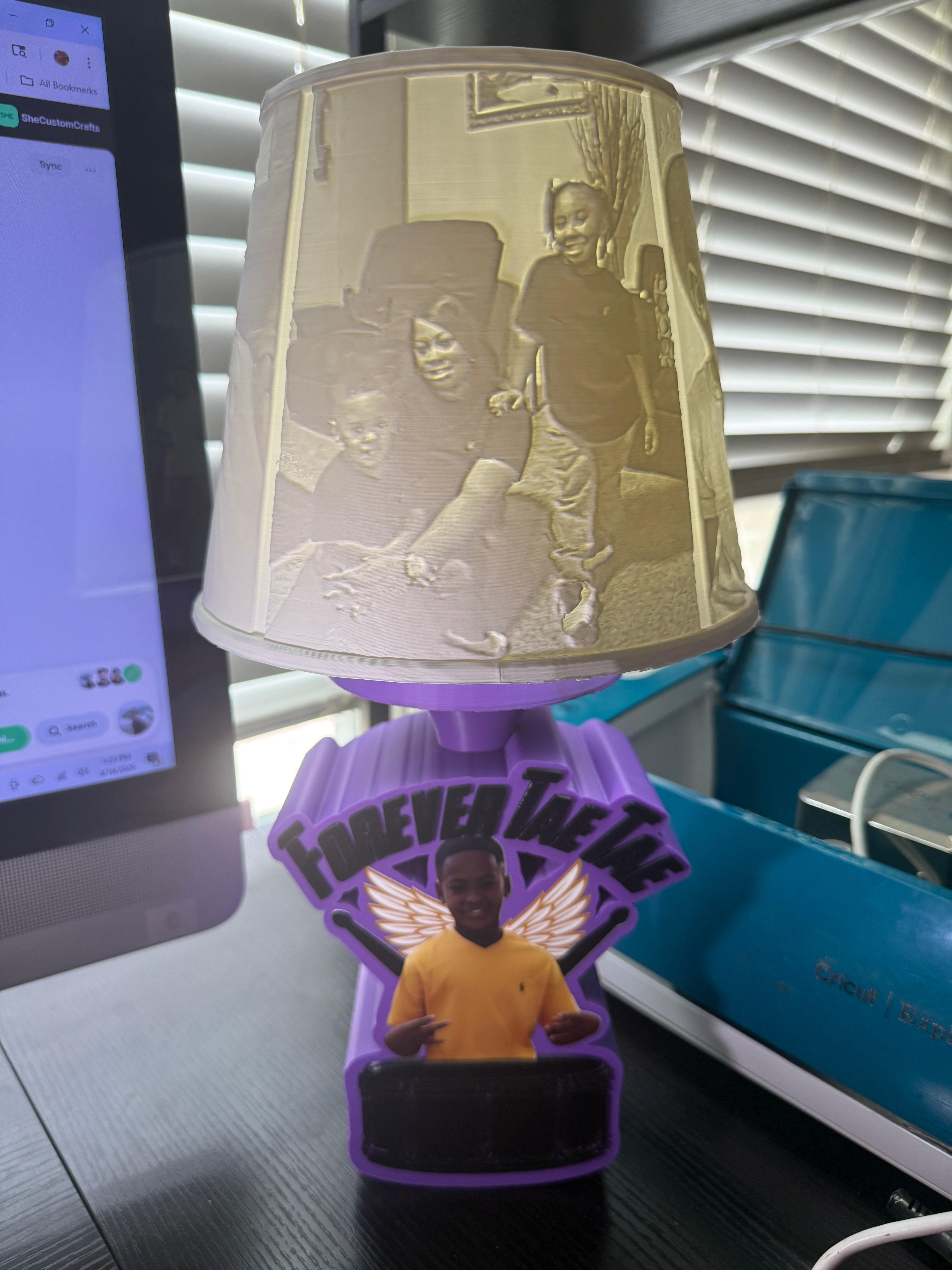 Custom 3D Photo Lamp | Personalized LED Memory Lamp | Luxury Designer Style Lamp Available