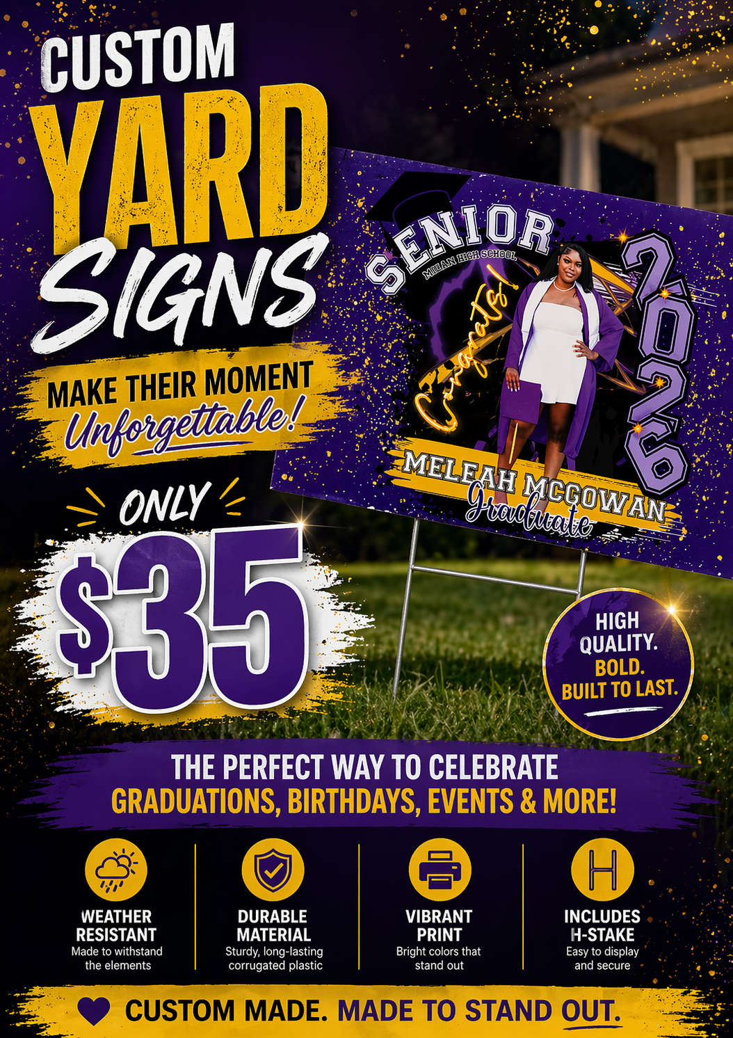 Yard sign